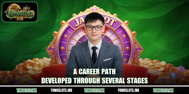 A career path developed through several stages