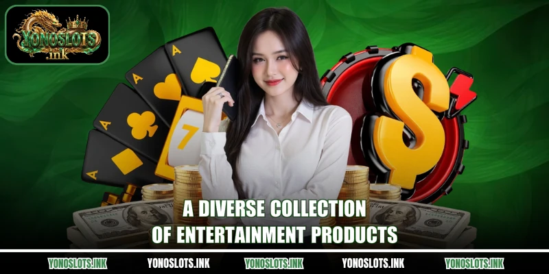 A diverse collection of entertainment products