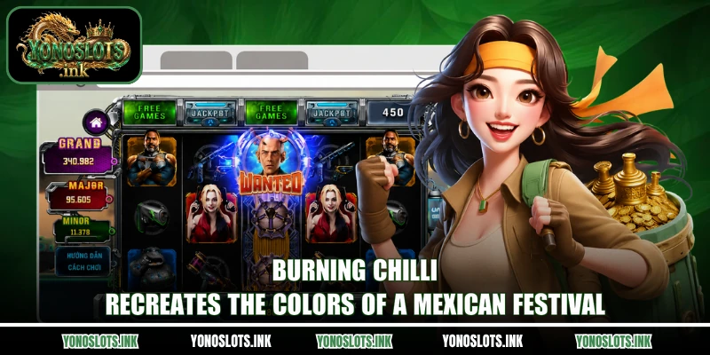 Burning Chilli recreates the colors of a Mexican festival
