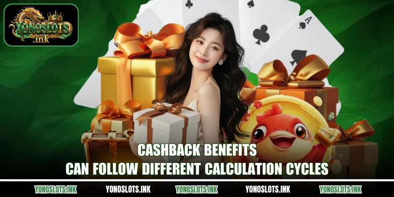 Cashback benefits can follow different calculation cycles