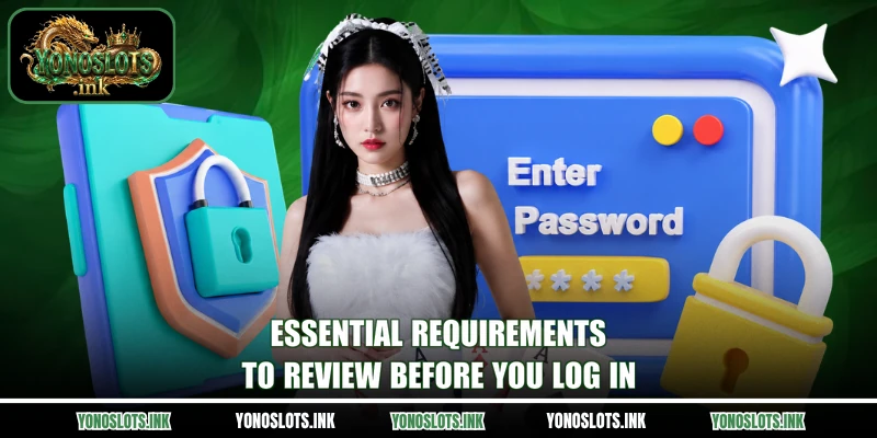 Essential requirements to review before you log in