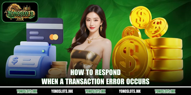 How to respond when a transaction error occurs